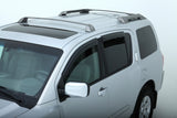 AVS 04-15 Nissan Armada Ventvisor Outside Mount Window Deflectors 4pc - Smoke - 94134
