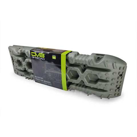 DV8 Offroad Recovery Traction Boards w/ Carry Bag - Green - RTB1-01GN