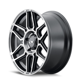ION Type 146 17x9 / 6x135 BP / 0mm Offset / 87.1mm Hub Matte Black W/Machined Dart Tint Wheel - 146-7936TM