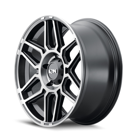 ION Type 146 20x9 / 8x170 BP / 18mm Offset / 125.2mm Hub Matte Black W/Machined Dart Tint Wheel - 146-2970TM18
