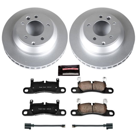 Power Stop 11-18 Porsche Cayenne Rear Z23 Evolution Sport Coated Brake Kit - CRK5979