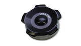 Vibrant 2in OD Aluminum Weld Bungs w/ Anodized Black Aluminum Threaded Cap (incl. O-Ring) - 11291