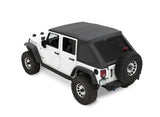 Bestop 07-18 Jeep Wrangler JK 4-Door Ascent (Black Diamond) - 56825-35