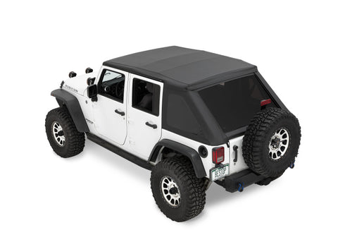 Bestop 07-18 Jeep Wrangler JK 4-Door Ascent (Black Diamond) - 56825-35