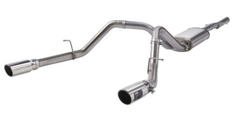 aFe Apollo GT Series 3 IN 409 SS Cat-Back Exhaust System w/ Polish Tip GM Sierra 1500 09-18 - 49-44111-P