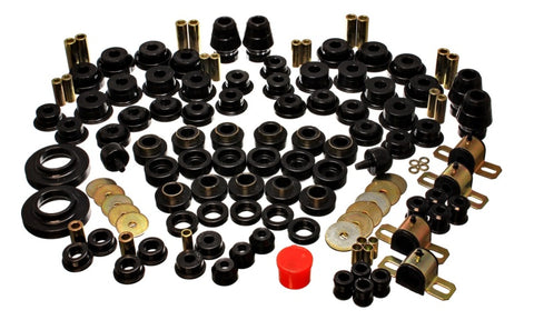 Energy Suspension 07-11 Jeep JK 2dr Black Hyper-Flex Master Bushing Set - 2.18109G