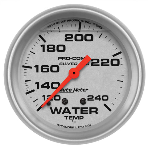 Autometer Ultra-Lite 2-5/8in 120-240 Deg F Liquid Filled Mechanical Water Temp Gage - 4632