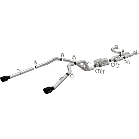 MagnaFlow 2025 Ram 1500 RHO SPEQ Series Black Chrome Cat-Back Performance Exhaust System - 19704