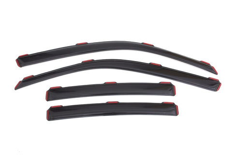 AVS 11-18 Dodge Charger Ventvisor In-Channel Front & Rear Window Deflectors 4pc - Smoke - 194313