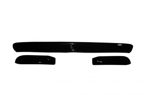 AVS 08-11 Dodge Dakota (Behind Grille 3 Pc) Bugflector Deluxe Medium Profile Hood Shield - Smoke - 45057