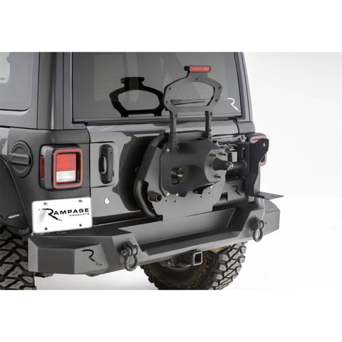 Rampage 2018-2019 Jeep Wrangler(JL) Sport 2-Door Rear Trailguard Bumper - Black - 99513