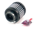 K&N 1.375in Flange ID x 3in OD x 2.5in H Rubber Base Crankcase Vent Filter - 62-1430