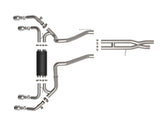 aFe Vulcan Series 2.5in 304SS Cat-Back Exhaust 2021+ Jeep Wrangler 392 6.4L w/ Polished Tips - 49-38098-P