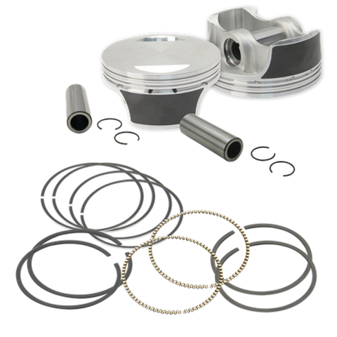 S&S Cycle 99-06 BT 3.927in Standard Bore 97in Big Bore Forged Piston Set - 106-3688