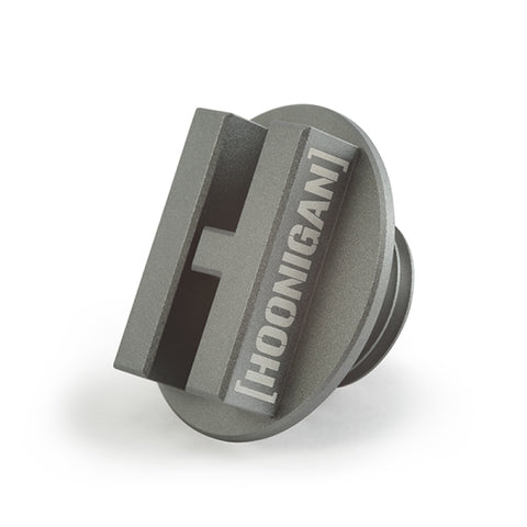 Mishimoto 87-01 Ford Mustang Hoonigan Oil Filler Cap - Silver - MMOFC-MUS1-HOONSL