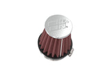 K&N Universal Chrome Filter 2 1/8 inch FLG / 3 inch Bottom / 2 inch Top / 3 inch Height - RC-2330