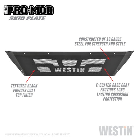 Westin 10-19 Dodge Ram 2500/3500 (Old Body Style) Pro-Mod Skid Plate - 58-71195