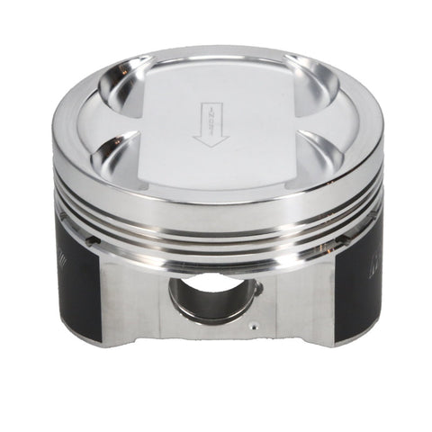 Manley 03-06 Evo 8/9 (7 Bolt 4G63T) 85.5mm +0.5mm Over Bore 8.5:1 Dish Pistons w/ Rings - 606005C-4