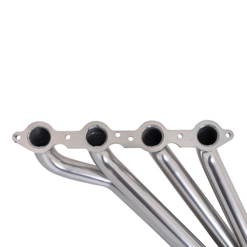 BBK 10-15 Camaro LS3 L99 Long Tube Exhaust Headers With Converters - 1-3/4 Silver Ceramic - 40210