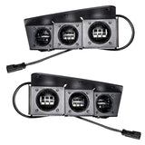 ORACLE Lighting 21-22 Ford Bronco Triple LED Fog Light Kit for Steel Bumper - White - 5890-001