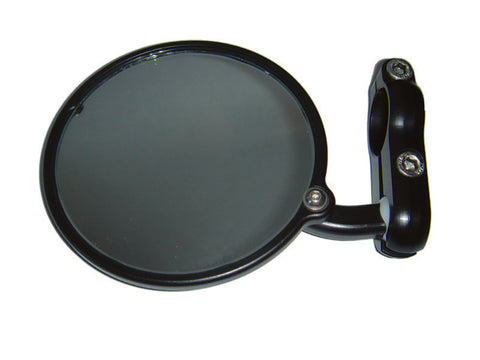 CRG Hindsight 3 in. Round Bar-End Mirror Right - Black - HS-100-R