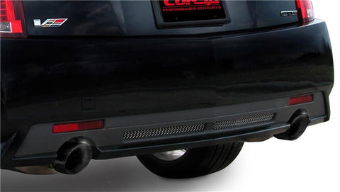Corsa 2009-2014 Cadillac CTS Sedan V 6.2L V8 Black Sport Axle-Back Exhaust - 14941BLK