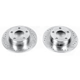 Power Stop 99-04 Audi A6 Quattro Rear Evolution Drilled & Slotted Rotors - Pair - EBR1009XPR