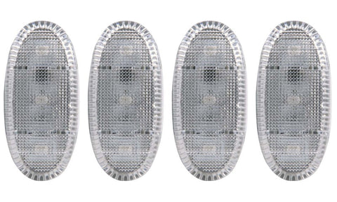 ANZO 2011-2016 Ford F-350 LED Fender Light Kit Clear 2pc Amber / 2pc Red - 861108