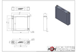 CSF Universal Large Single-Pass Oil Cooler - M22 x 1.5 - 12in L x 9.33in H x 2.16in W - 8371