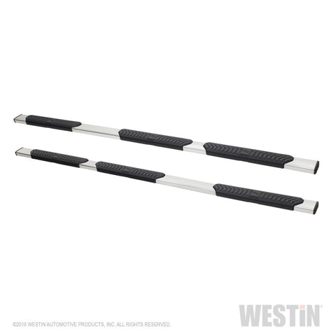 Westin 07-18 Chevrolet Silverado 1500 CC 5.5ft Bed R5 M-Series W2W Nerf Step Bars - Polished SS - 28-534560