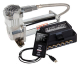 Air Lift Performance 3H (3/8 Air Line 4 Gal 7-Port  Polished Aluminum Tank VIAIR 444C Comp) - 27799