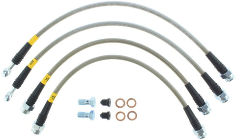 StopTech 07-13 Chevy Suburban/GMC Yukon XL Stainless Steel Rear Brake Line Kit - 950.66505