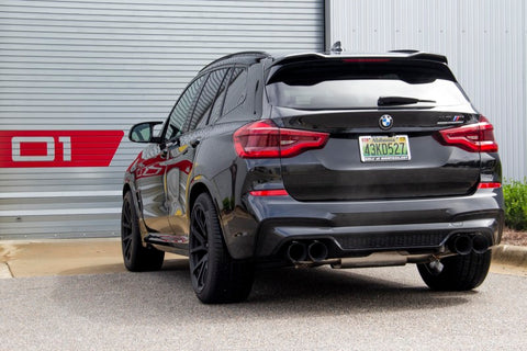Dinan 20-25 BMW X3 M/X4 M (F97/F98) Free Flow Axleback Exhaust System - Polished Tips - D660-0086