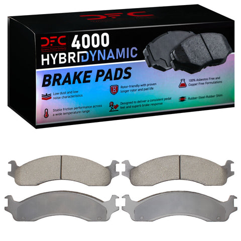 DFC 95-07 Ford F-350 4WD (Excl Super Duty) Front 4000 Hybridynamic Brake Pads - 4000-0655-00
