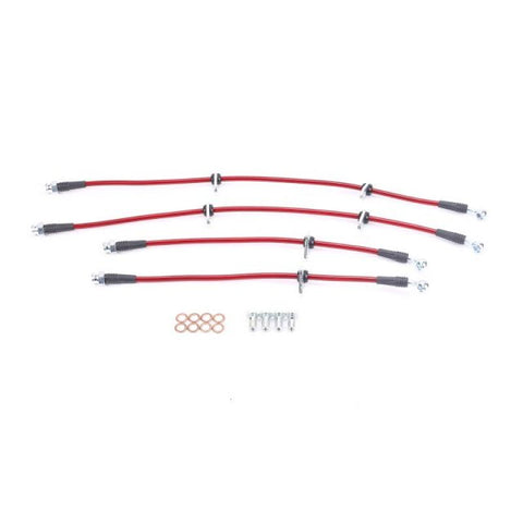 Power Stop 06-09 Honda S2000 Front & Rear SS Braided Brake Hose Kit - BH00074