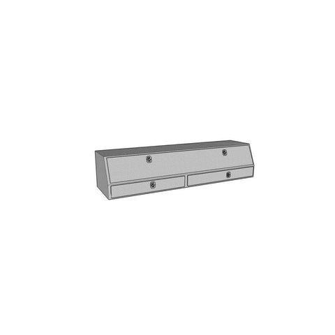 Westin/Brute Contractor TopSider 72in w/ Drawers & Doors - Aluminum - 80-TBS200-72-BD