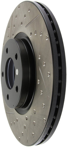 StopTech 07-09 Mazda 3 Right Front Slotted & Drilled Rotors - 127.45078R