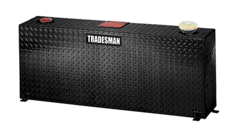 Tradesman Aluminum Rectangular Liquid Storage Tank (55 Gallon Capacity) - Black - 73155
