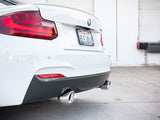 aFe MACHForce XP 3in to 2.5in 304 SS Axle-Back Exhaust w/ Polished Tips 14-16 BMW M235i - 49-36348-P