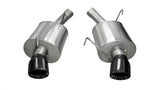 Corsa 2005-2010 Ford Mustang Shelby GT500 5.4L V8 Black Sport Axle-Back Exhaust - 14311BLK