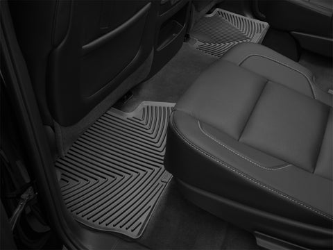 WeatherTech 15+ Chevy Tahoe/Sub/Silv/ GMC Yukon/XL/Sierra Rear Rubber Mats - Black - W324