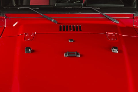 Rugged Ridge 97-18 Jeep Wrangler Elite Hood Dress Up Kit - 11101.08