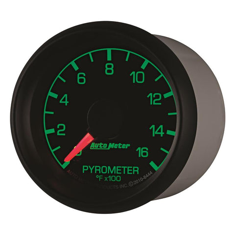 Autometer Factory Match Ford 52.4mm Full Sweep Electronic 0-1600 Deg F EGT/Pyrometer Gauge - 8444