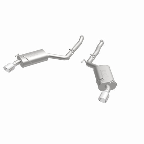 MagnaFlow Axle-Back Stainless Dual Split 4in Polished Tips 10-15 Chevrolet Camaro Convert. 3.6L V6 - 15354