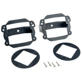 Oracle Jeep JK Fog Light to Cube Light Conversion Mount Brackets (Pair) w/ Bezel - 2179-504