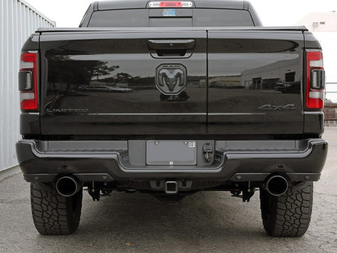 aFe Large Bore-HD 3 IN 409 Stainless Steel DPF-Back Exhaust System w/Black Tip RAM 1500 20-21 V6-3.0 - 49-42080-B
