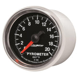 Autometer GS 0-2000 degree F Full Sweep Electronic Pyrometer Gauge - 3845