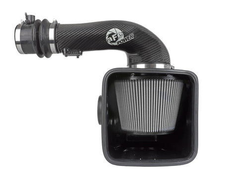 aFe 19-23 Nissan Patrol 4.8L L6 Track Series Carbon Fiber Intake System w/Pro DRY S Filter - 57-10019D