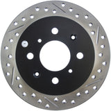 StopTech 90-96 Acura Integra / 97-01 Integra (Exc. Type R) Slotted & Drilled Left Rear Rotor - 127.40017L