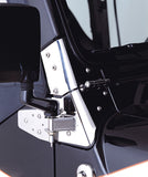 Rugged Ridge 97-02 Jeep Wrangler TJ Stainless Steel Mirror Relocation Brackets - 11026.02